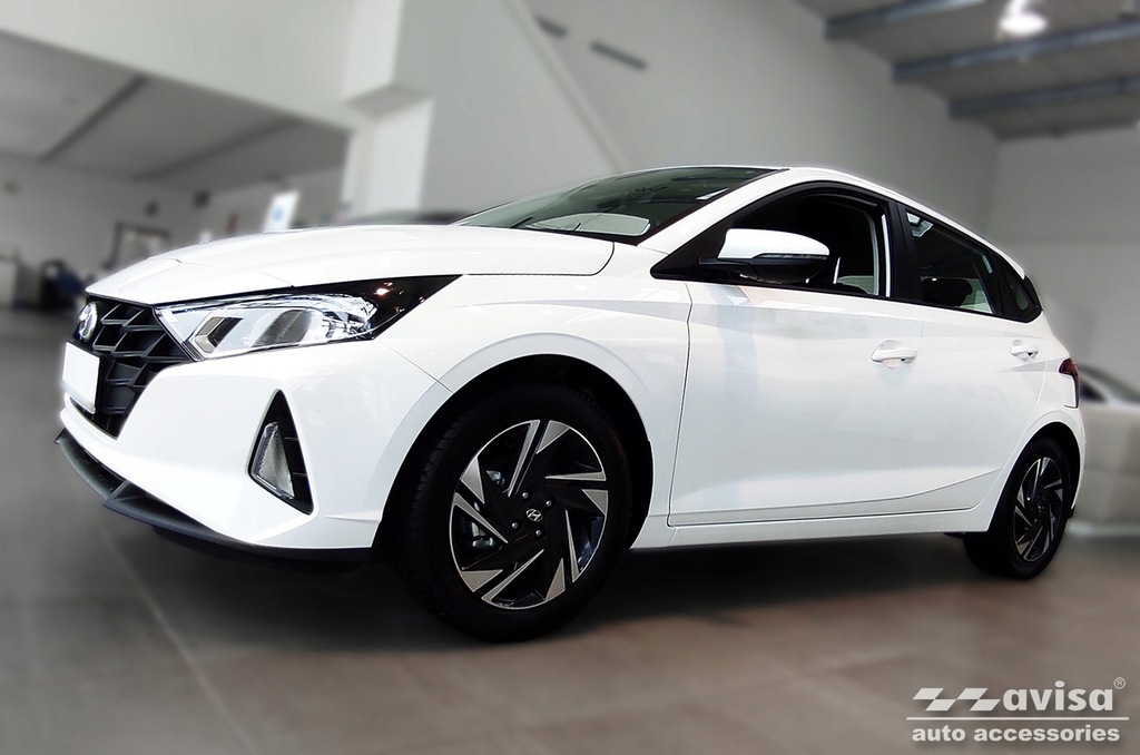 фото №8, Hyundai i20 iii хэтчбек молдинг стальной накладка na бампер задняя