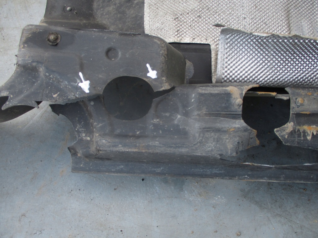 Накладка теплова mercedes w245 Оригінал