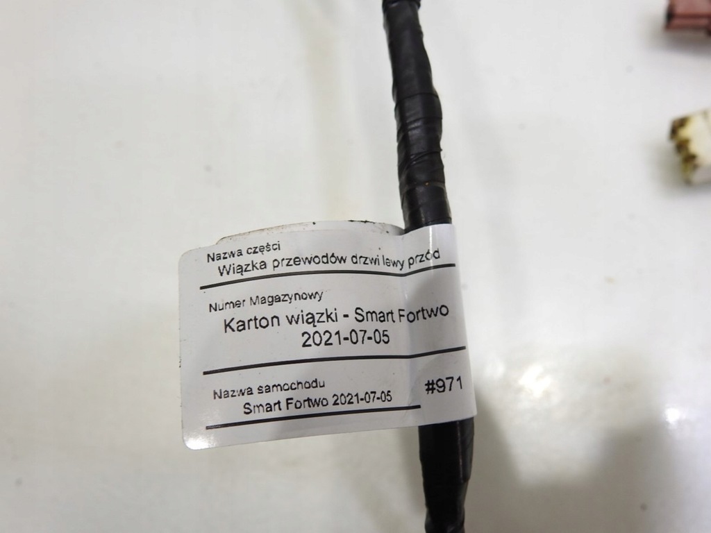 фото №6, Джгут електропроводка двері ліва smart fortwo i