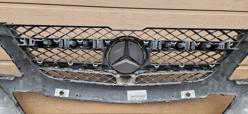 фото №10, Mercedes glk w204 lift 12- бампер перед передній решітка радіатора