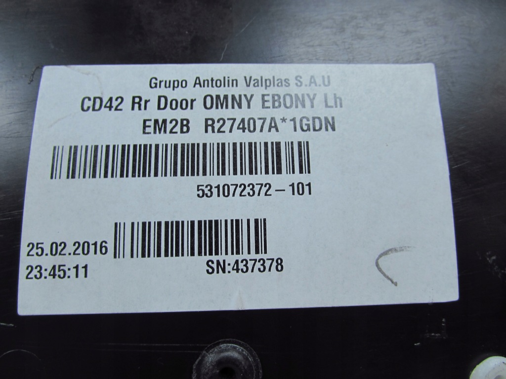 Купить Ford galaxy mk4 s-max 2 15-23 обивка карка дверь задний левый