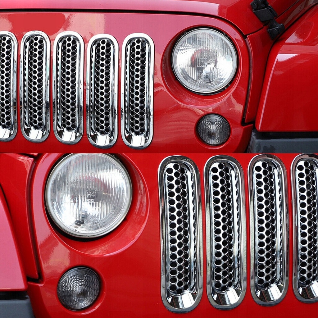 фото №6, 7szt защита передней решётки do jeep wrangler jk