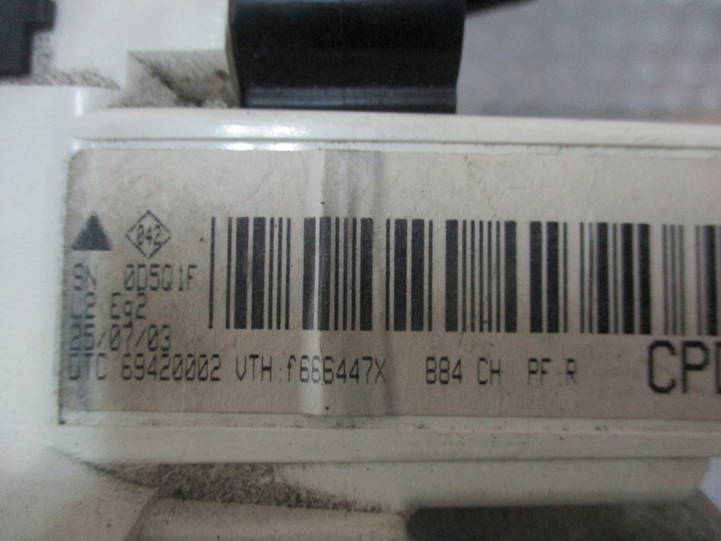 фото №2, Панель обдув renault megane i lift 658054m