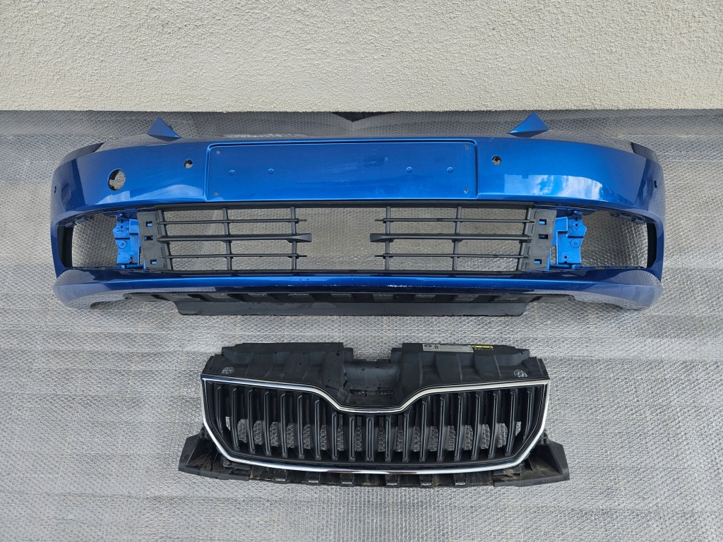 Купить Skoda fabia 6v0 бампер перед решётка решётка радиатора