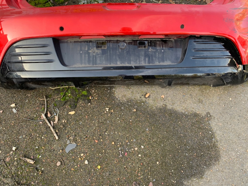 фото №1, Накладка бампера задняя clio iv hb 850b20195r