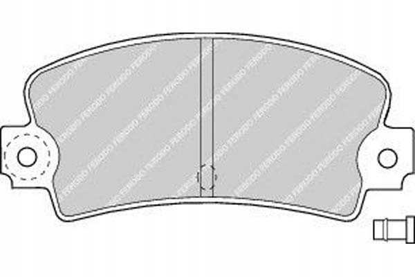 фото №1, Ferodo гальмівні колодки гальмівні dacia nova lotus esprit s4