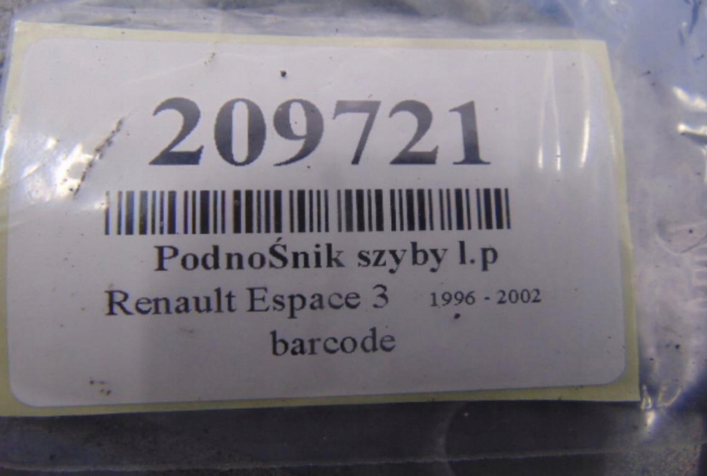 фото №7, Renault espace iii 2.2dci підйомник скло лівий перед