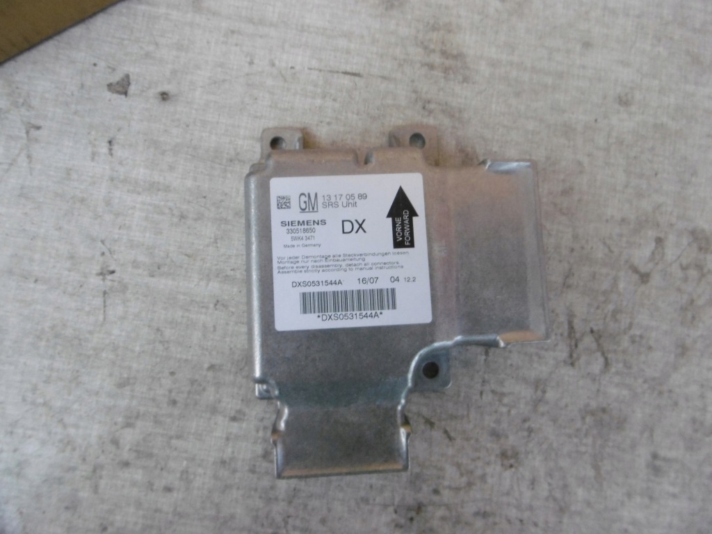 фото №1, Opel vectra c датчик подушка безопасности новый opel оригинальный номер 13170589