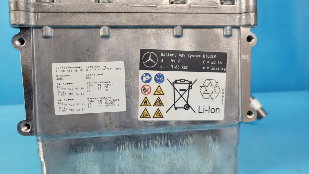 фото №9, Mercedes w206 23r аккумулятор пусковой 48v a0009825220