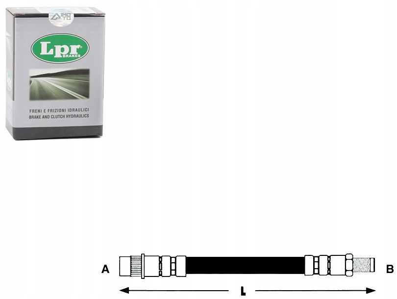 фото №1, Lpr шланг гальмівний p peugeot 406 00-