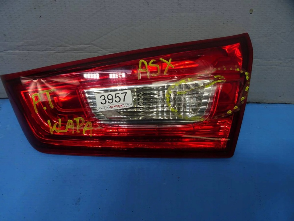 фото №1, Лампа права задня w кришка кришки mitsubishi asx