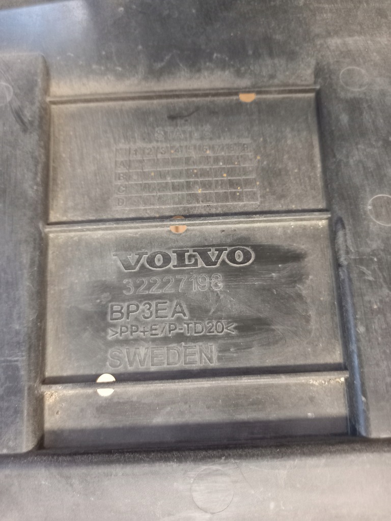 фото №9, Спойлер защита плита pod бампер volvo s60 iii v60 ii 32227198