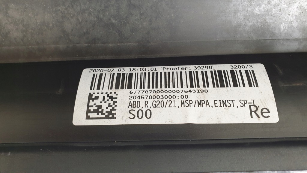 фото №11, Bmw 3 g20 m-pakiet молдинг порог порог правый