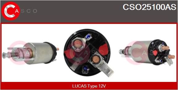 фото №2, Вимикач електромагнітний, стартер casco cso25100as