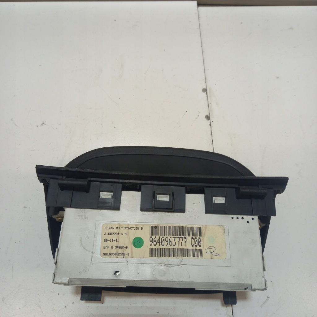 фото №3, Дисплей радио peugeot 307 9640963777