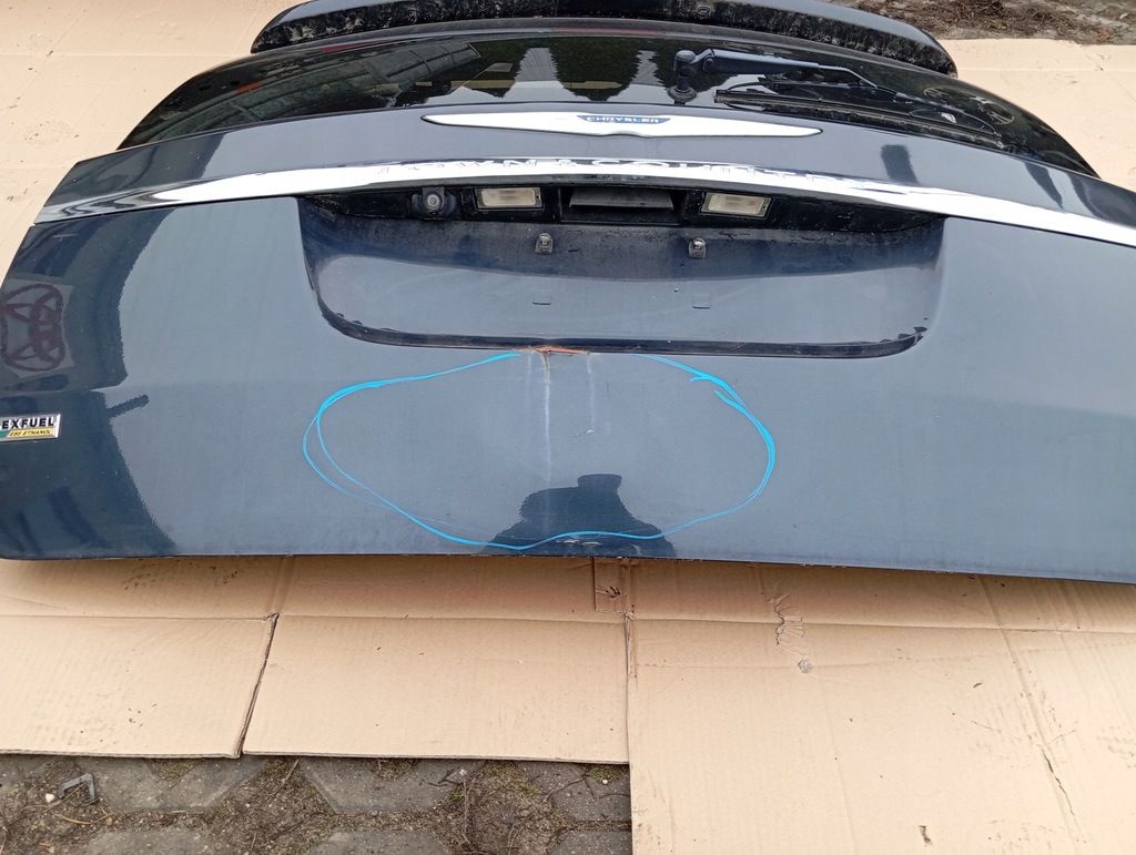 фото №12, Chrysler town country 11- крышка багажника задняя задняя комплектная par