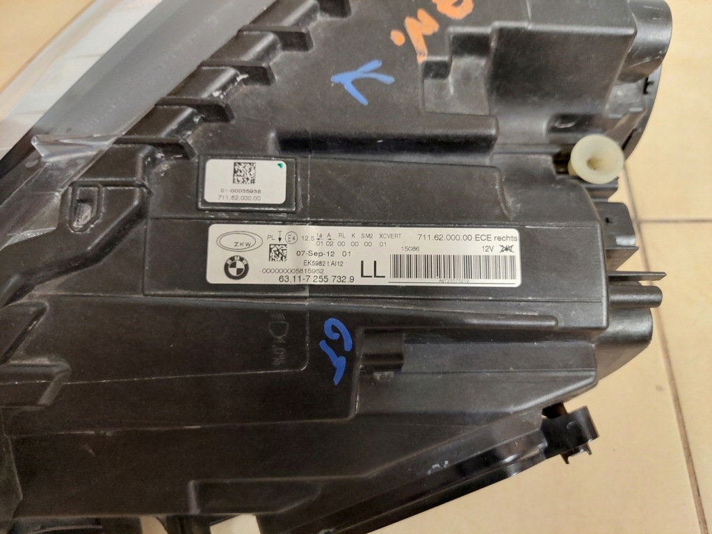 фото №2, Bmw 5 f06 f12 f13 full led адаптивний led права