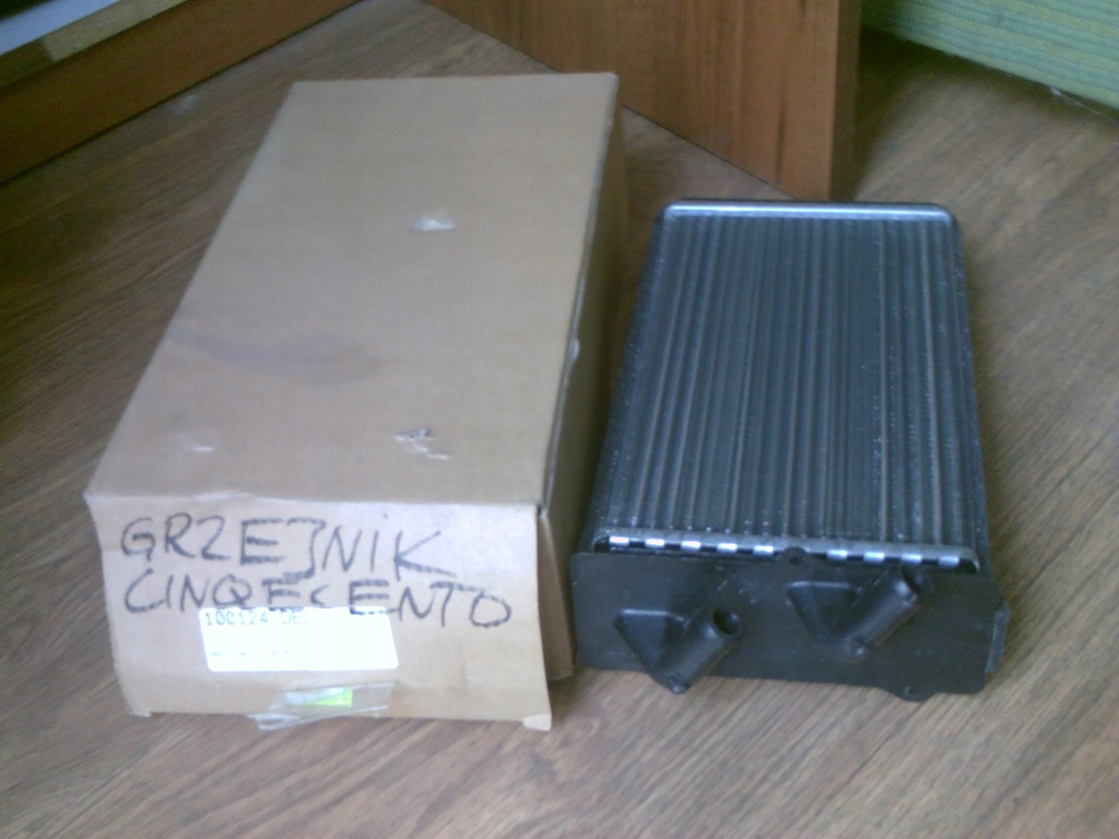 фото №6, Отопитель радиатор вкладыш отопителя fiat cinquecento nowa marki delphi