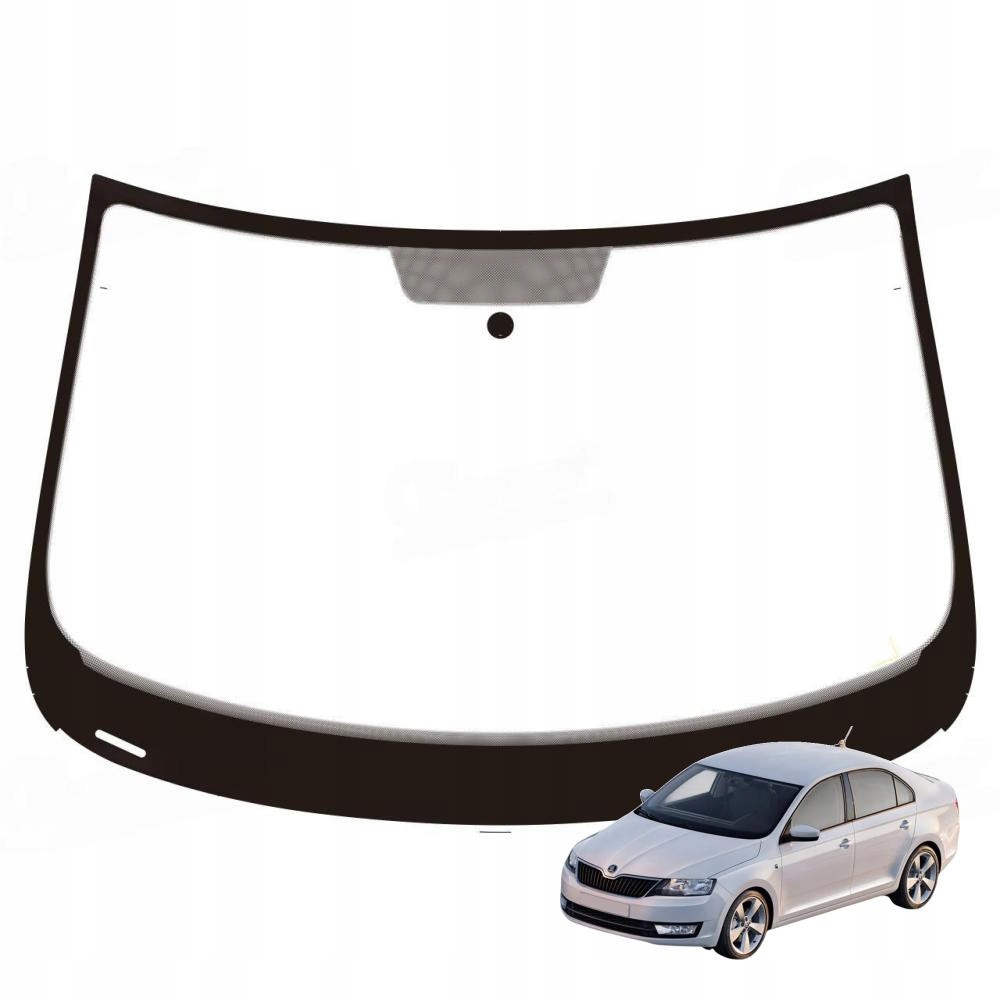 фото №1, Скло лобове seat toledo skoda rapid 2012- зелений прокладка оригінальний номер 5ja845011k