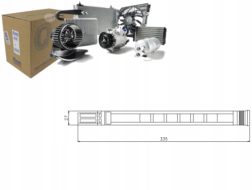 фото №1, Nis95387 осушувач кондиціонера bmw 1 e81 , 1 e82