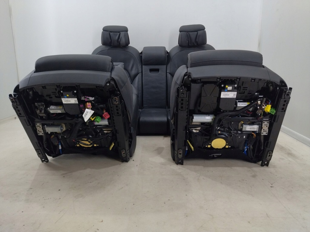 фото №11, Оббивка сидіння перед заднє сидіння задня шкіра ромби audi a8 s8 d4 2010-2018r