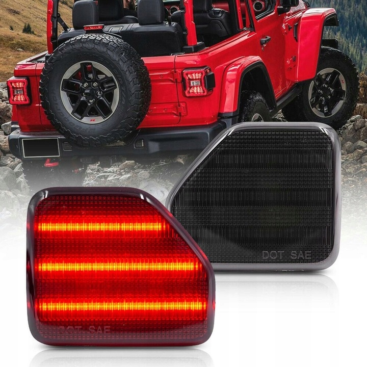 фото №1, Отражатель свет led бампера wrangler jl 18+