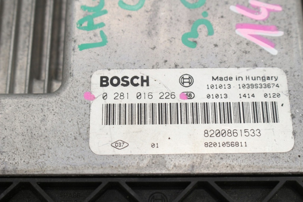 Бортовой компьютер блок управления 0281016226 3.0 dci laguna 3 Недорого