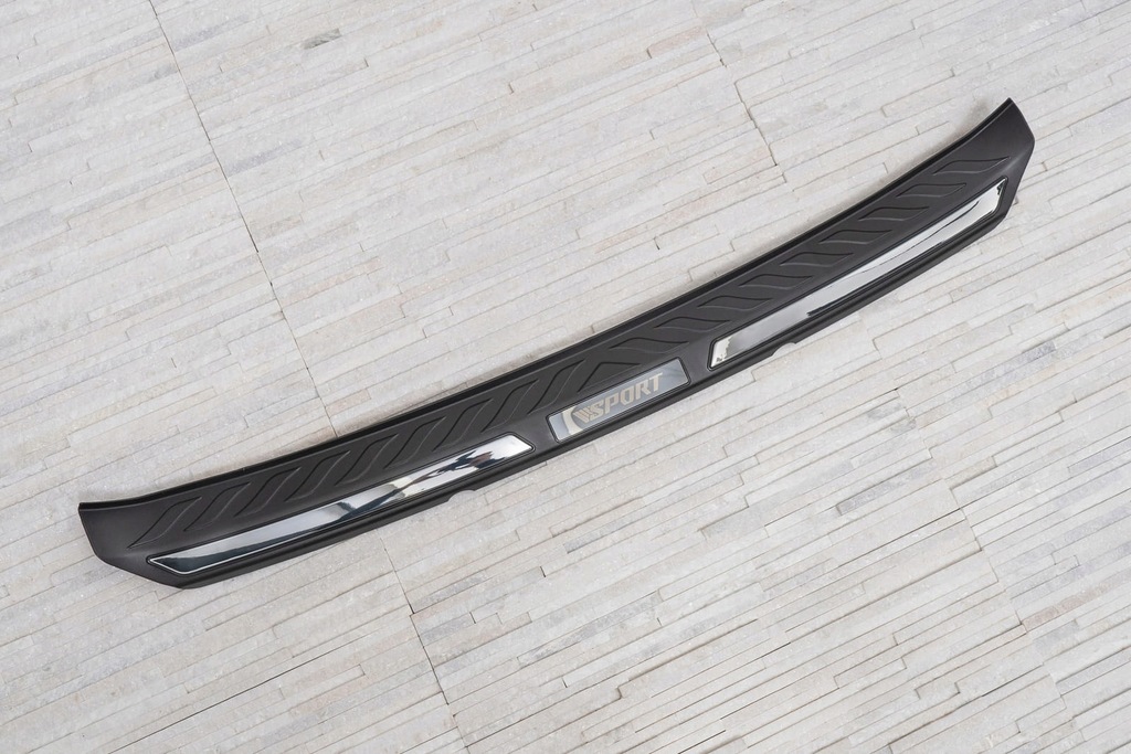 фото №10, Mitsubishi outlander iii gf 2018-2021 защитная молдинг заднего бампера