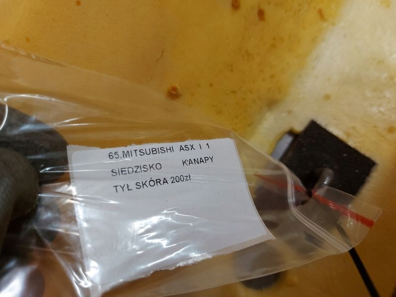 фото №6, Mitsubishi asx 1 i сиденье сиденье задние задняя задние сиденье кожа