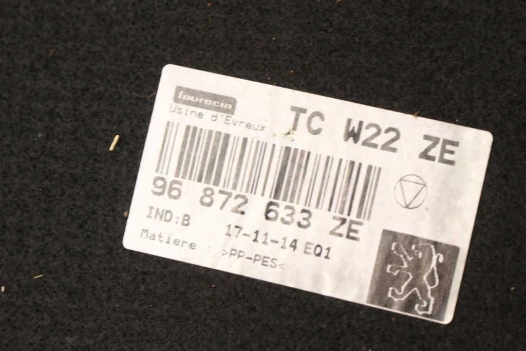 фото №6, Підлога багажника обшивка peugeot 508 i sw kombi lift