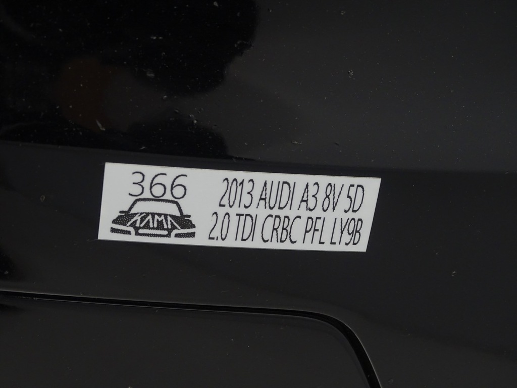 Комплект  бампер перед передний pod омыватель audi a3 8v 3d / 5d чёрный ly9b Киев