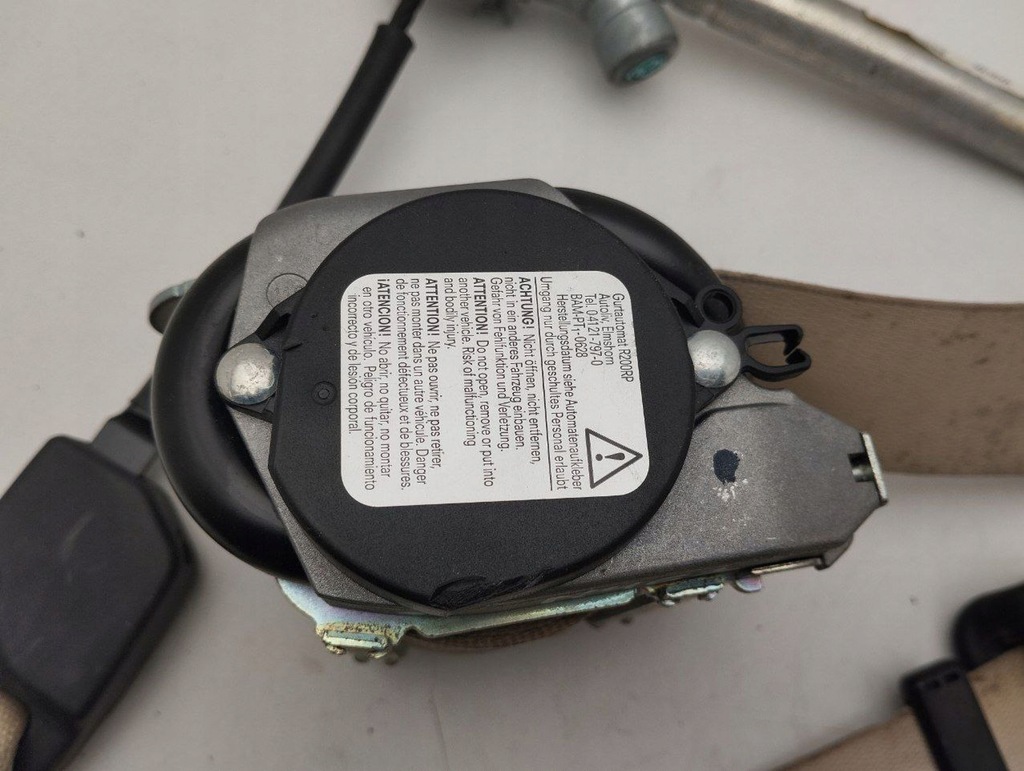 фото №10, Maserati ghibli 2015 pas безпеки сидіння передній 6700014270