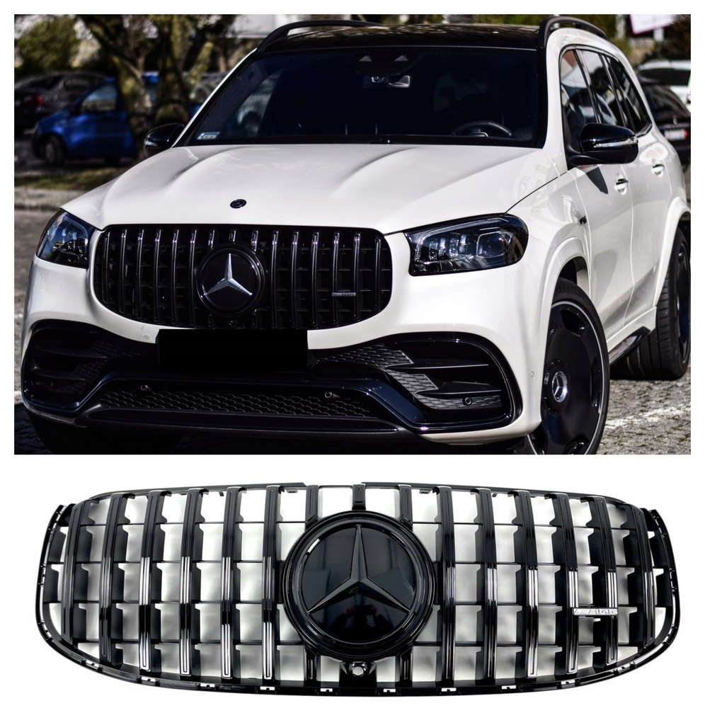фото №1, Решётка радиатора mercedes x167 gls 63 amg panamericana решётка радиатора