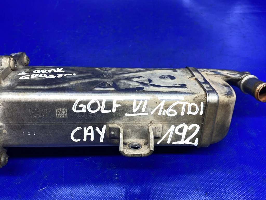 фото №14, Клапан egr радиатор выхлопных газов golf vi skoda seat audi 1.6 tdi cay 03l131512c