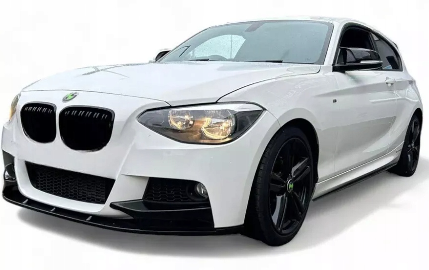 фото №9, Спліттер накладка бампера bmw f20 f21 2010-2015 чорний блиск m набір