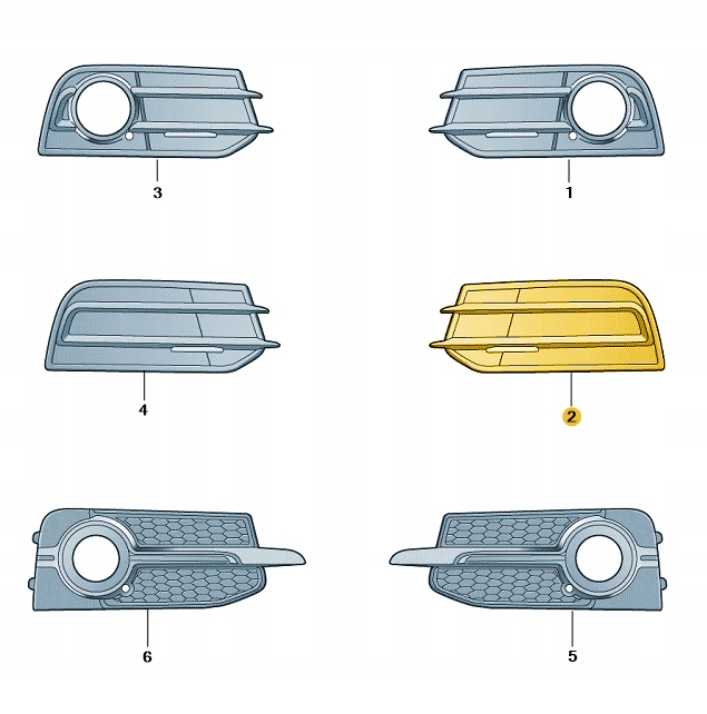 Купить Решётка бампера перед левая audi a1 оригинал aso