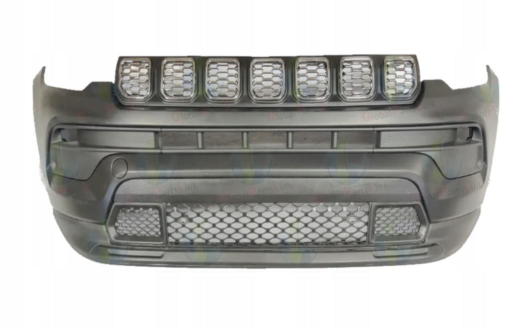 фото №6, Jeep compass ii lift 2022-2025 бампер перед kompletny +решётка радиатора +противотуманные фары