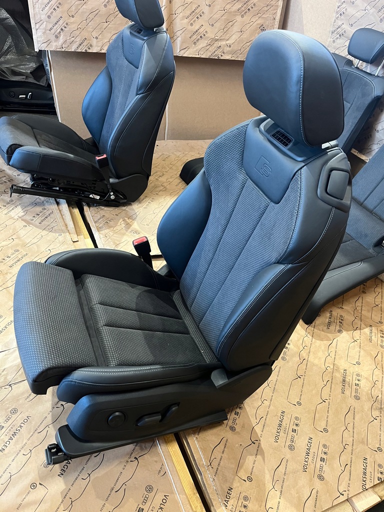 фото №12, Audi a5 8w7 cabrio coupe s line сиденья заднее сиденье обшивки туннель комплект orginal