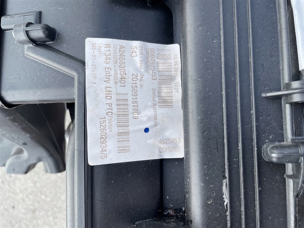 фото №7, Обігрівач клімат-контроль кондиціонера вентилятор mercedes w246 w 246 lift