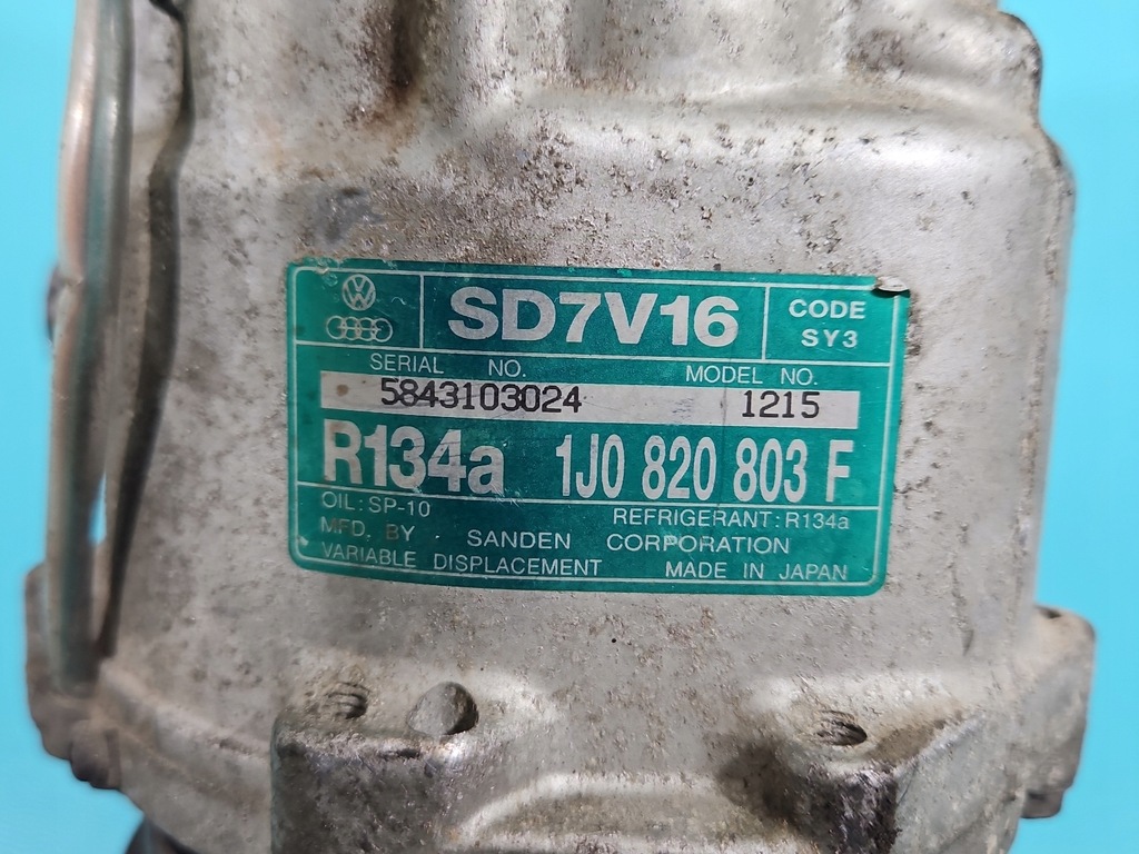 фото №8, Компрессор кондиционера компрессор seat leon i toledo ii 1j0820803f 1215