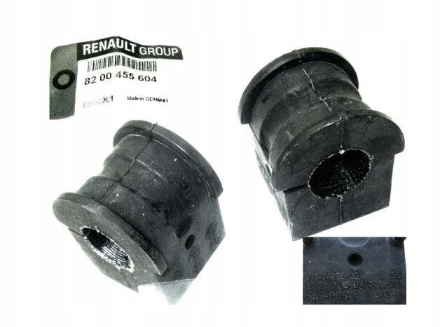 фото №1, Гумки стабілізатора втулки laguna ii fl 05-07 оригінальні renault 2 штуки