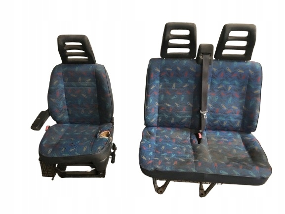 Купити Ducato jumper boxer ii 94-02 сидіння лівий перед заднє сидіння лавка кліпса ремені kpl