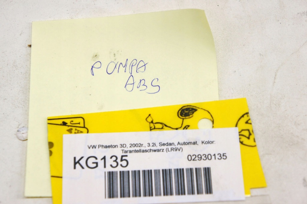 фото №6, Kg135 vw phaeton 3.2i насос abs 0265950024