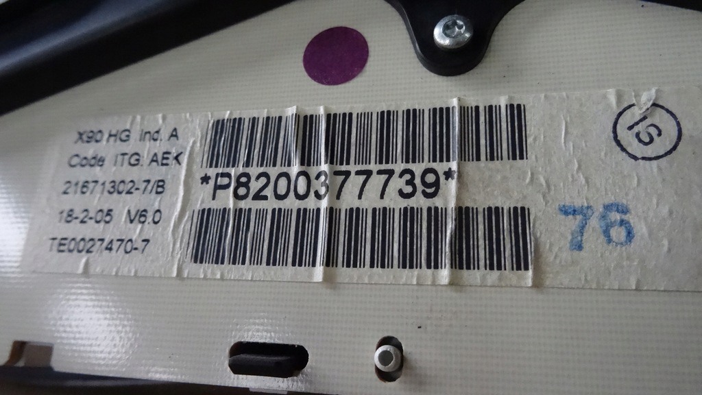 фото №5, Dacia logan i 1 1.6 счетчик приборная панель