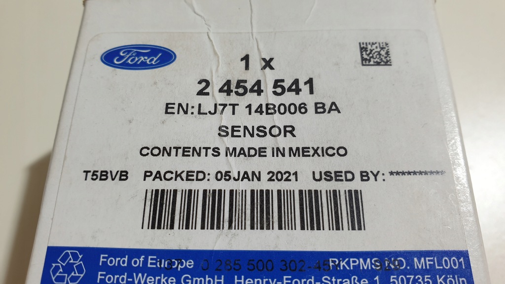 фото №11, Датчик удару ford mustang mach-e fiesta hs7t-14b006-aa