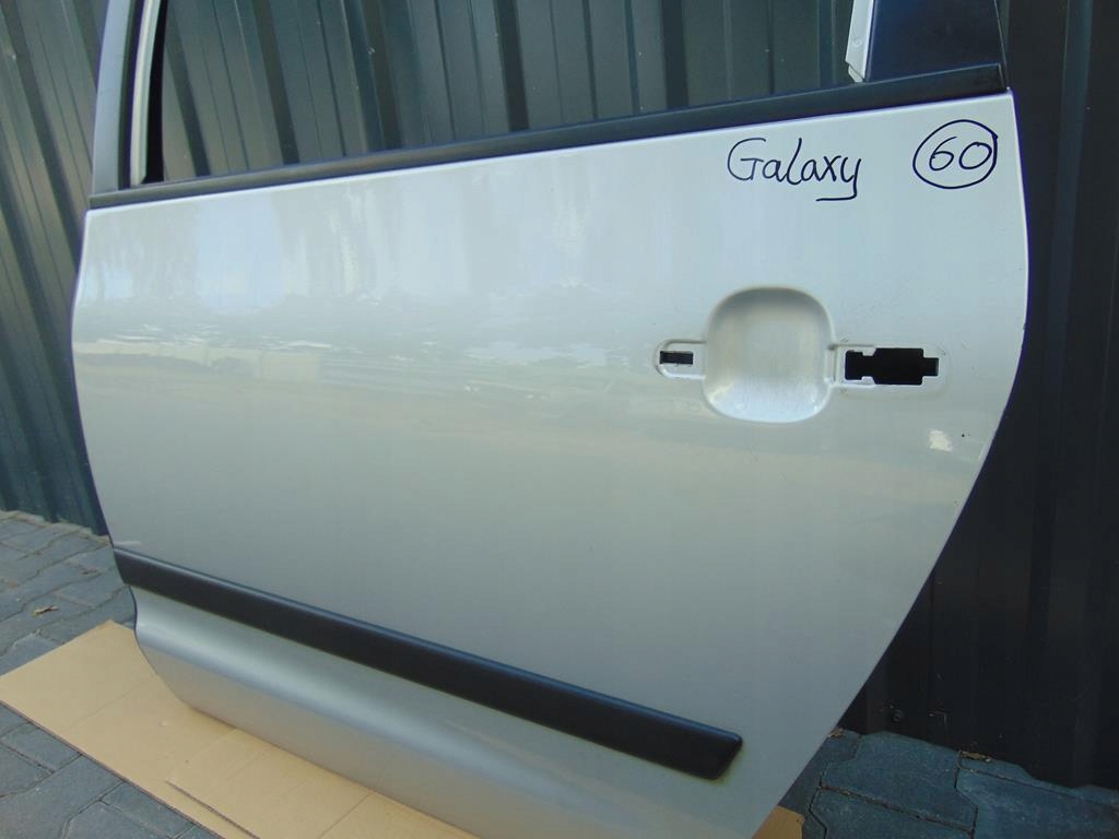 фото №6, Дверь левый задняя ford galaxy 01- серебристый металлик