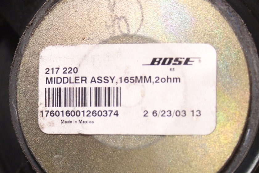 Динамік двері правий mercedes sl r230 bose Зі Шроту