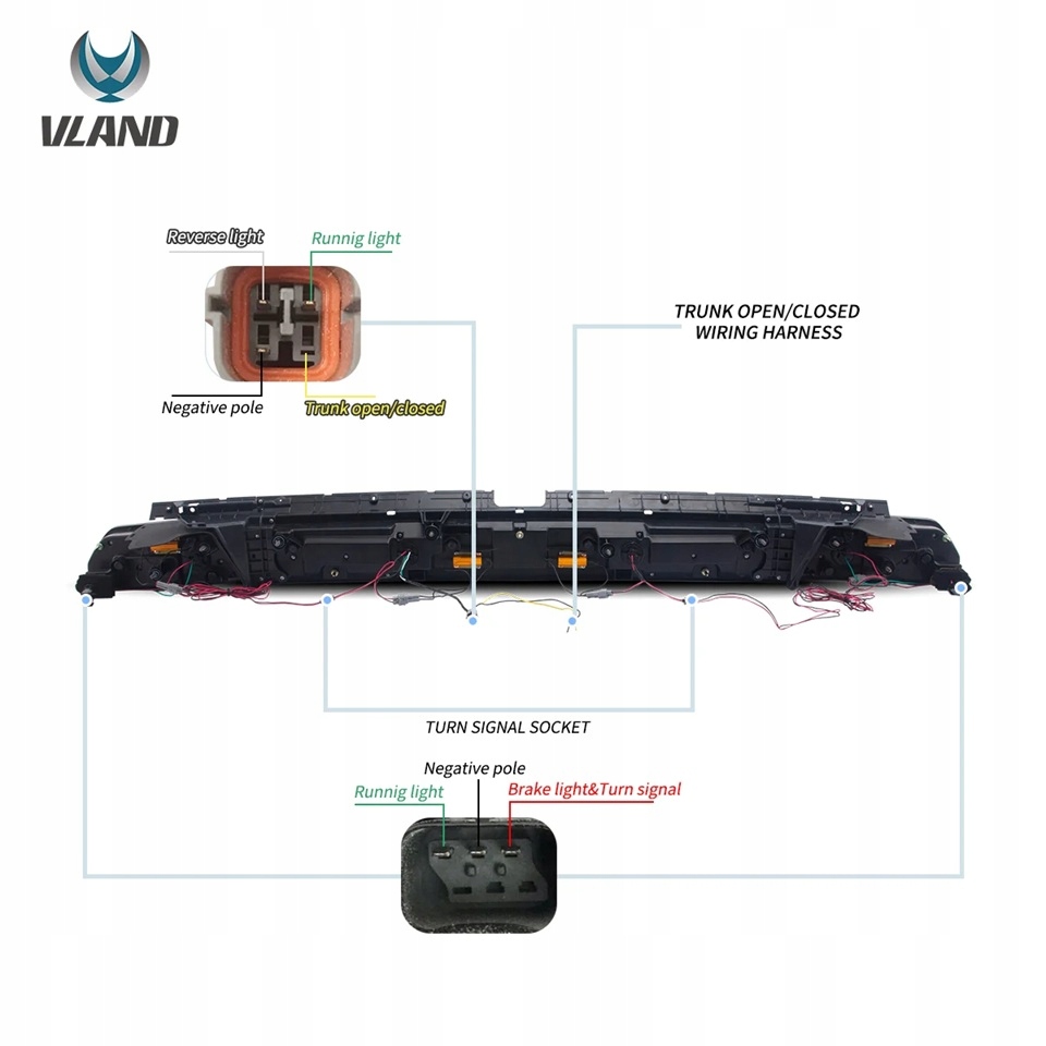фото №15, Лампи задня ne kpl vland full led neon тюнінг liftlook dodge challenger 2008-