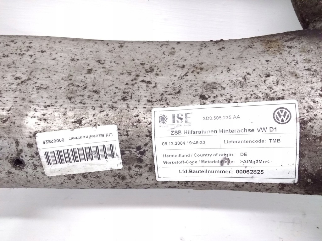 фото №6, Підрамник задні bentley continental 3d0505235aa