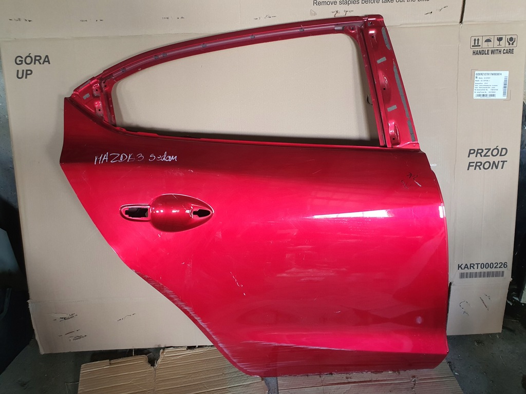 фото №1, Дверь правое задние mazda 3 iii sedan 15- b45a72010